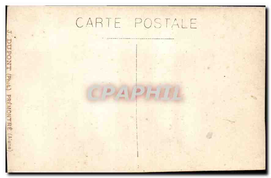 CARTE PHOTO Enfant Communiant — Rückseite