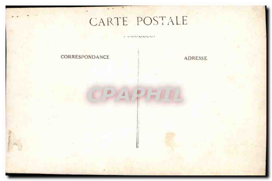 CARTE PHOTO Femme Enfants — Verso