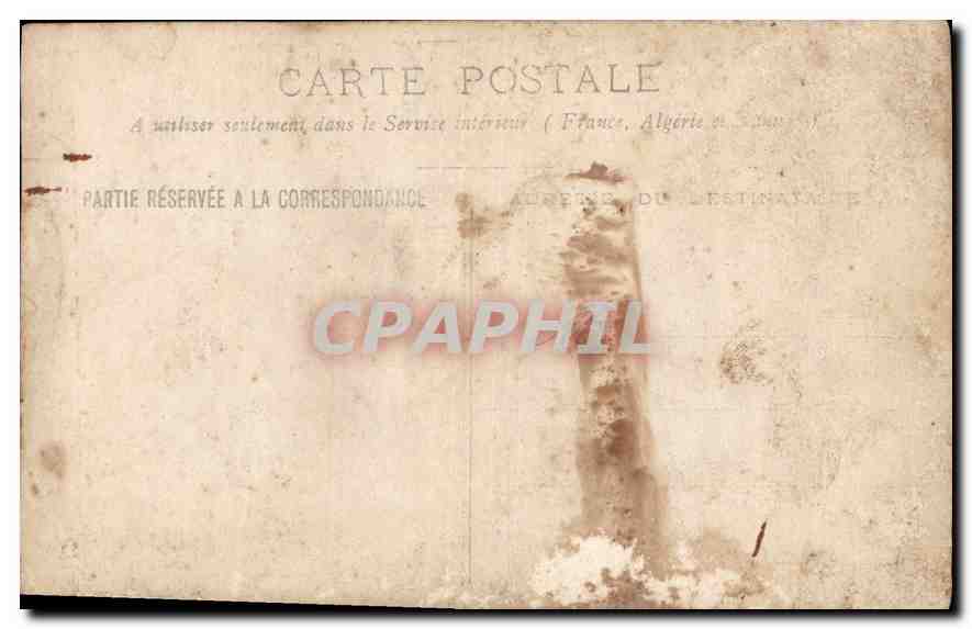 CARTE PHOTO Femmes Enfants — Rückseite