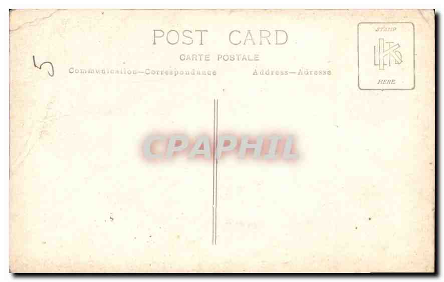 CARTE PHOTO Homme — Rückseite