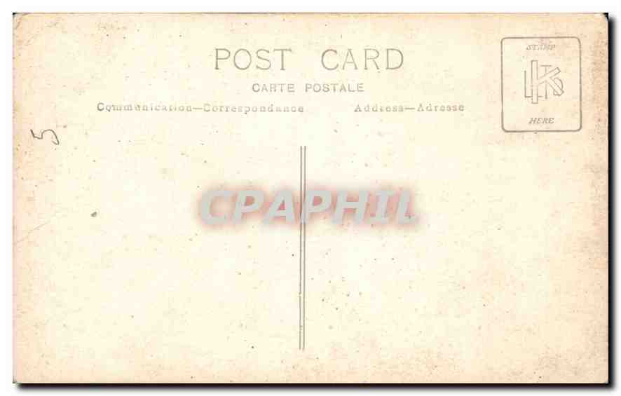 CARTE PHOTO Homme — Rückseite