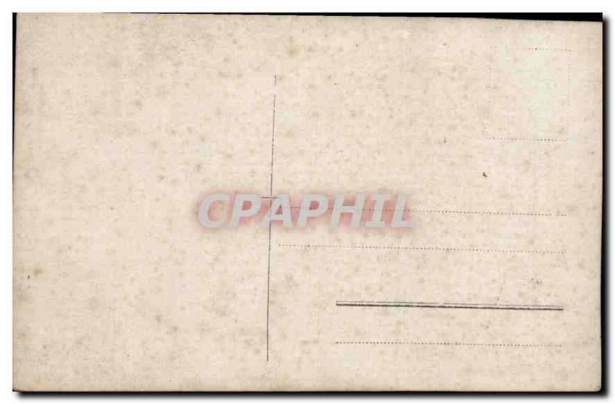 CARTE PHOTO Femme Enfants — Verso