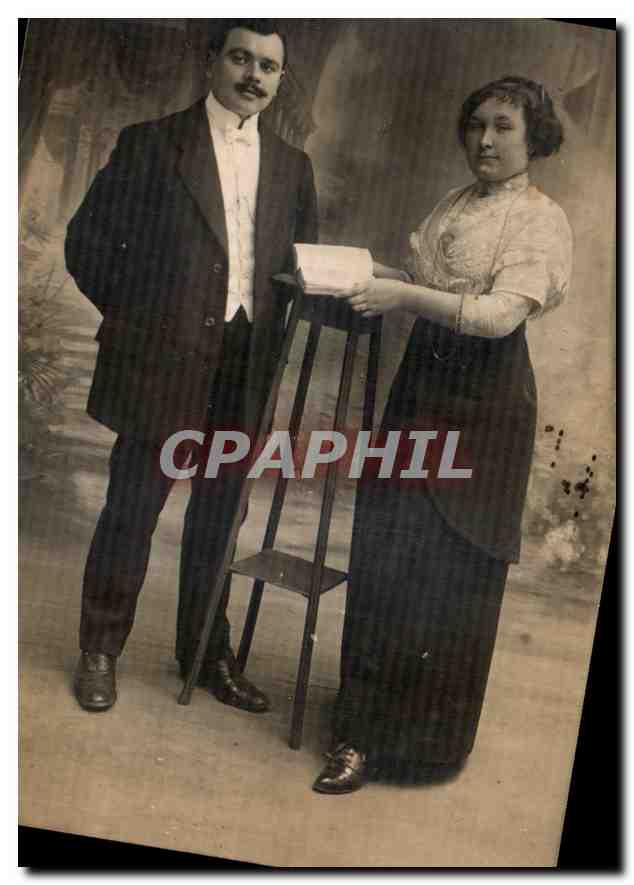 CARTE PHOTO Femme