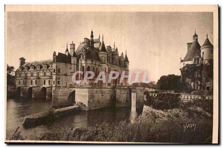 CPA La Douce France Chateaux de la Loire Chateau de Chenonceaux Facade Nord Est 