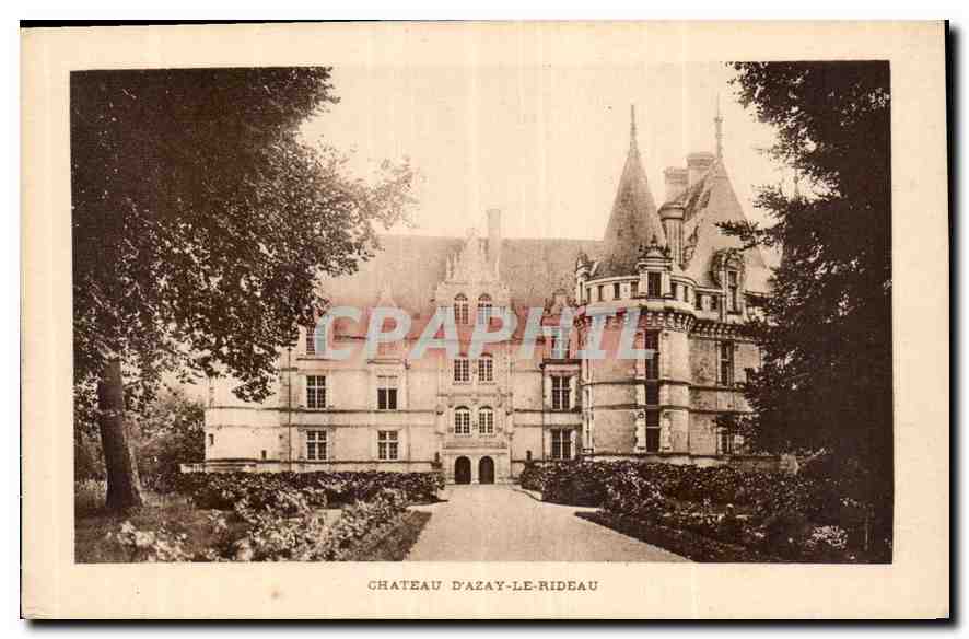 CPA Chateau d'Azay le Rideau 