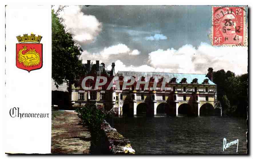 CPA Images de France Les Chateaux de la Loire Vue sur le Cher 