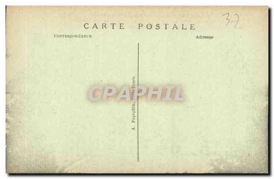 CPA Langelais I et L Le Chateau ou fut celeb le 26 Decembre 1491 le mariage du Roi Charles VIII avec — Verso