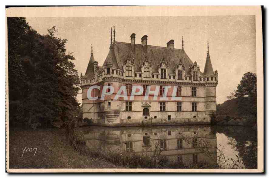 CPA La Douce France Chateaux de la Loire Chateau d'Azay le Rideau 