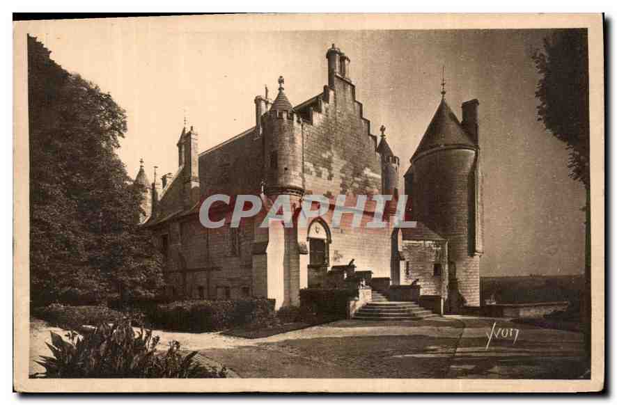 CPA La Douce France Chateaux de la Loire Chateau de Loches Le Logis du Roi 