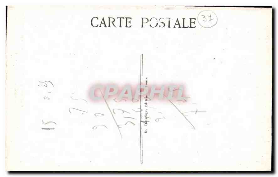 CPA Chateau de Villandry I & L Collection Carvallo Le Moine de Zurbaran  — Rückseite
