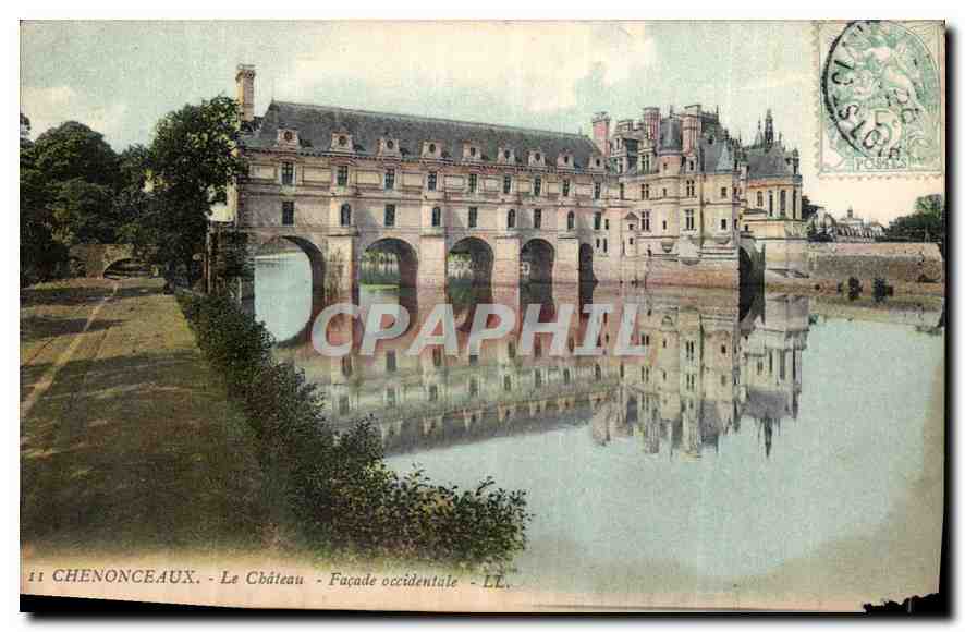 CPA Chenonceaux Le Chateau Facade Occidentale 