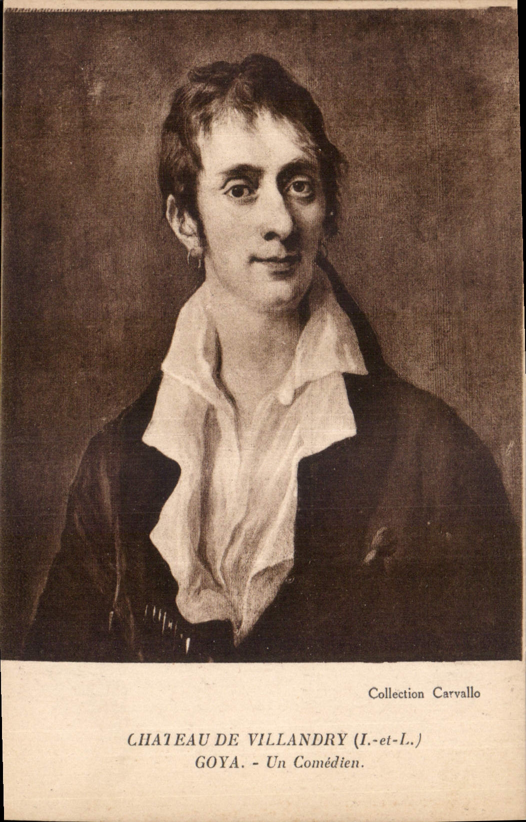 CPA Chateau de Villandry I et L Goya Un Comedien 