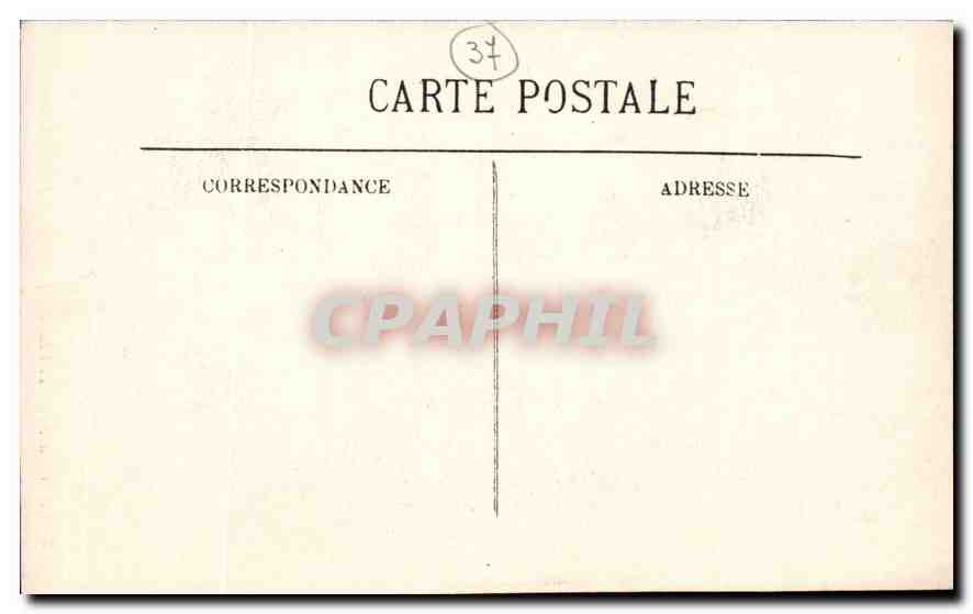 CPA Langeais Le Chateau Detail de la Facade interieure  — Verso