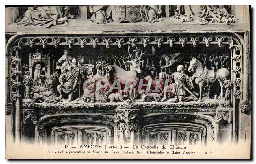 CPA Amboise I et L La Chapelle du Chateau 