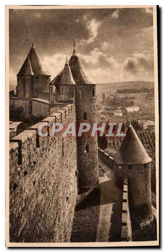 Carcassonne — Tours Mipadre und du Moulin — Arts Graphiques Toulouse