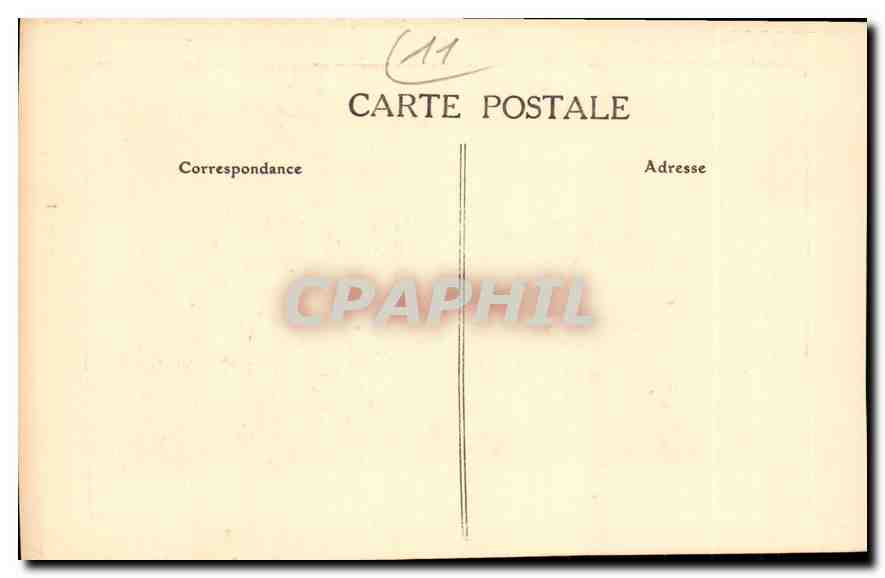 CPA Cite de Carcassonne Porte d'Aude Porte du Senechal  — Rückseite