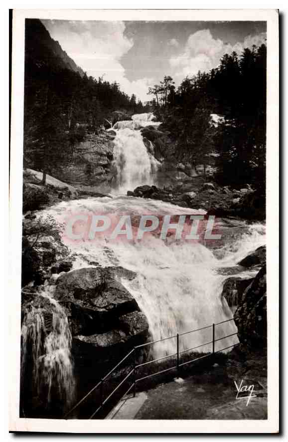 CPA Cauterets La Cascade du Pont d'Espagne 