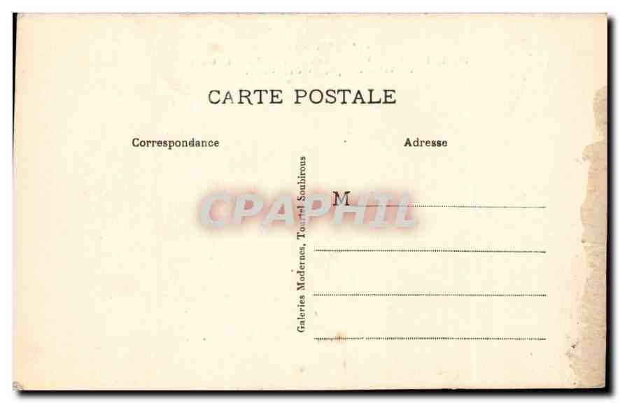 CPA Les Pyrenees Lourdes Funiculaire du Pic du Jer La Vallee d'Argeles vue du Viaduc  — Verso