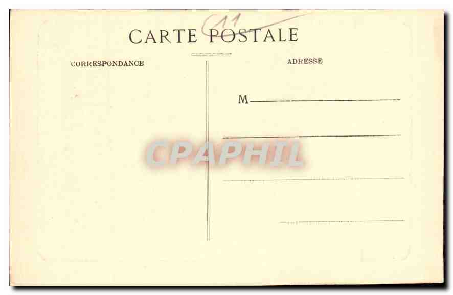 CPA Cite de Carcassonne Tours Wisigoths et de l'Inquisition  — Verso