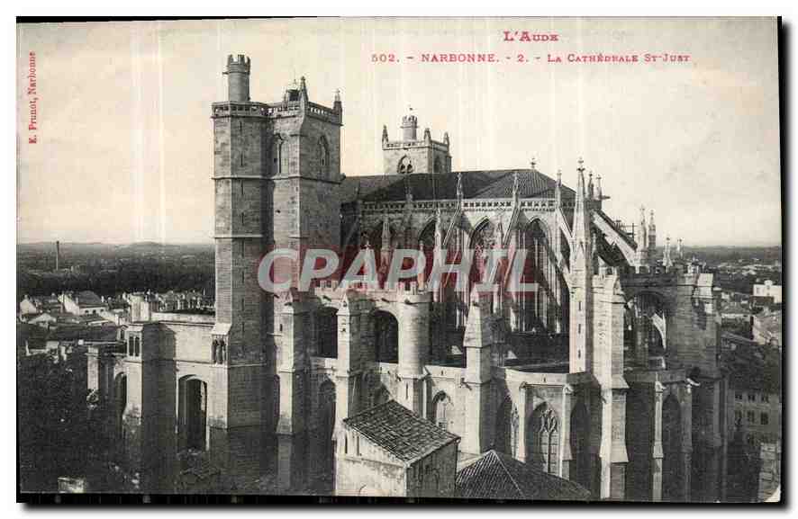 CPA L'Aude Narbonne La Cathedrale St Just 