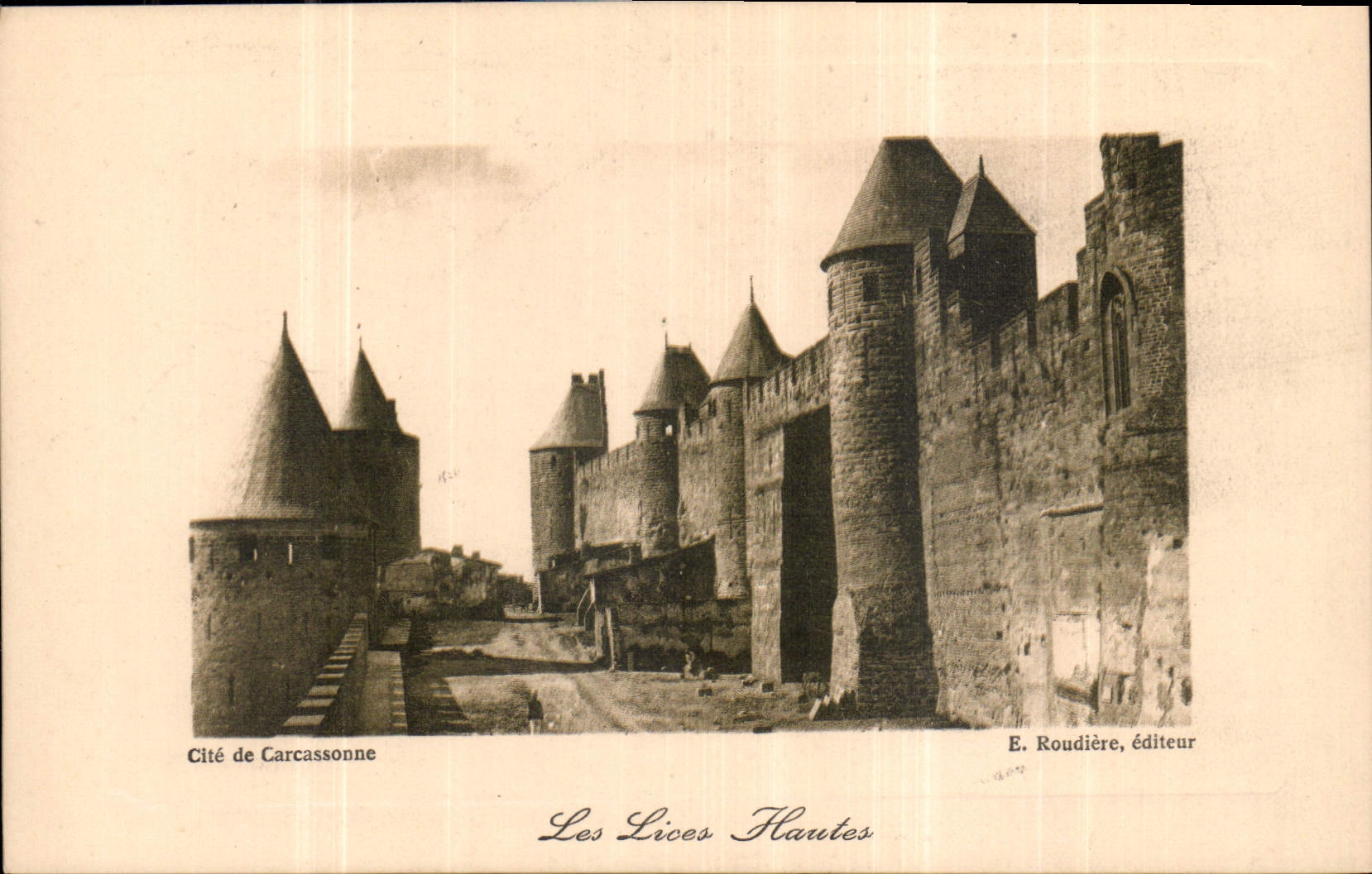CPA Cite de Carcassonne Les Lices Hautes 