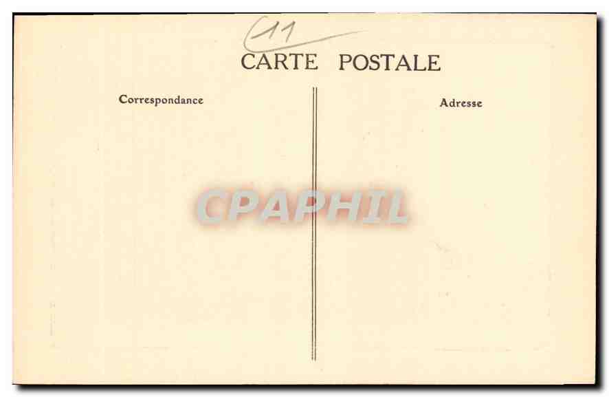 CPA Cite de Carcassonne Les Lices Hautes  — Rückseite