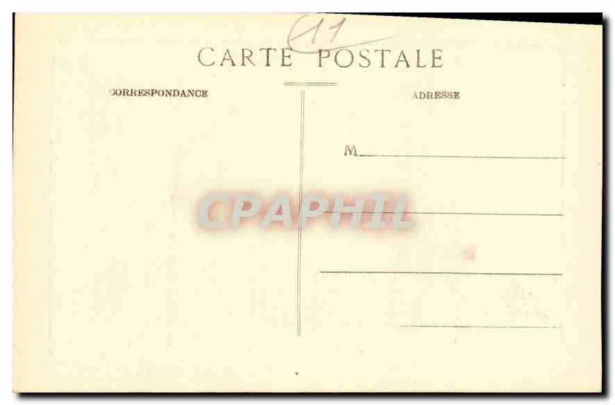 CPA Cite de Carcassonne Entree de la Porte d'Aude  — Rückseite