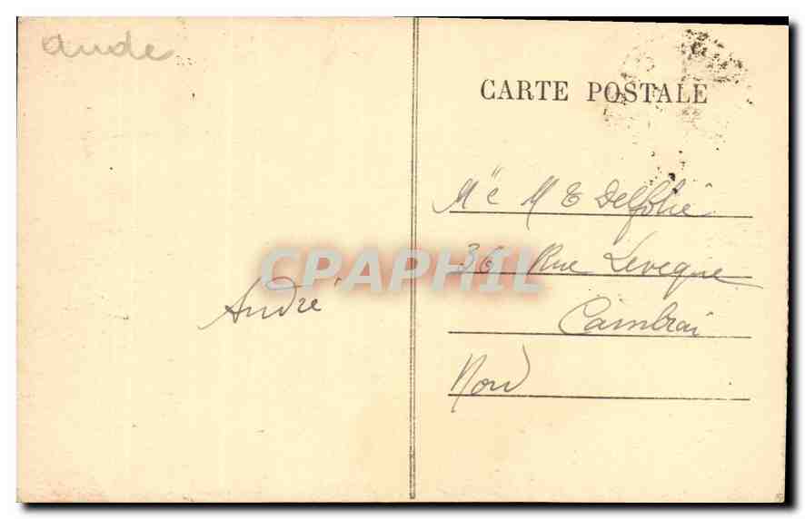 Cité de Carcassonne — Machtcouli de la Porte d'Aude — éditeur non identifié, n° 200 — Rückseite