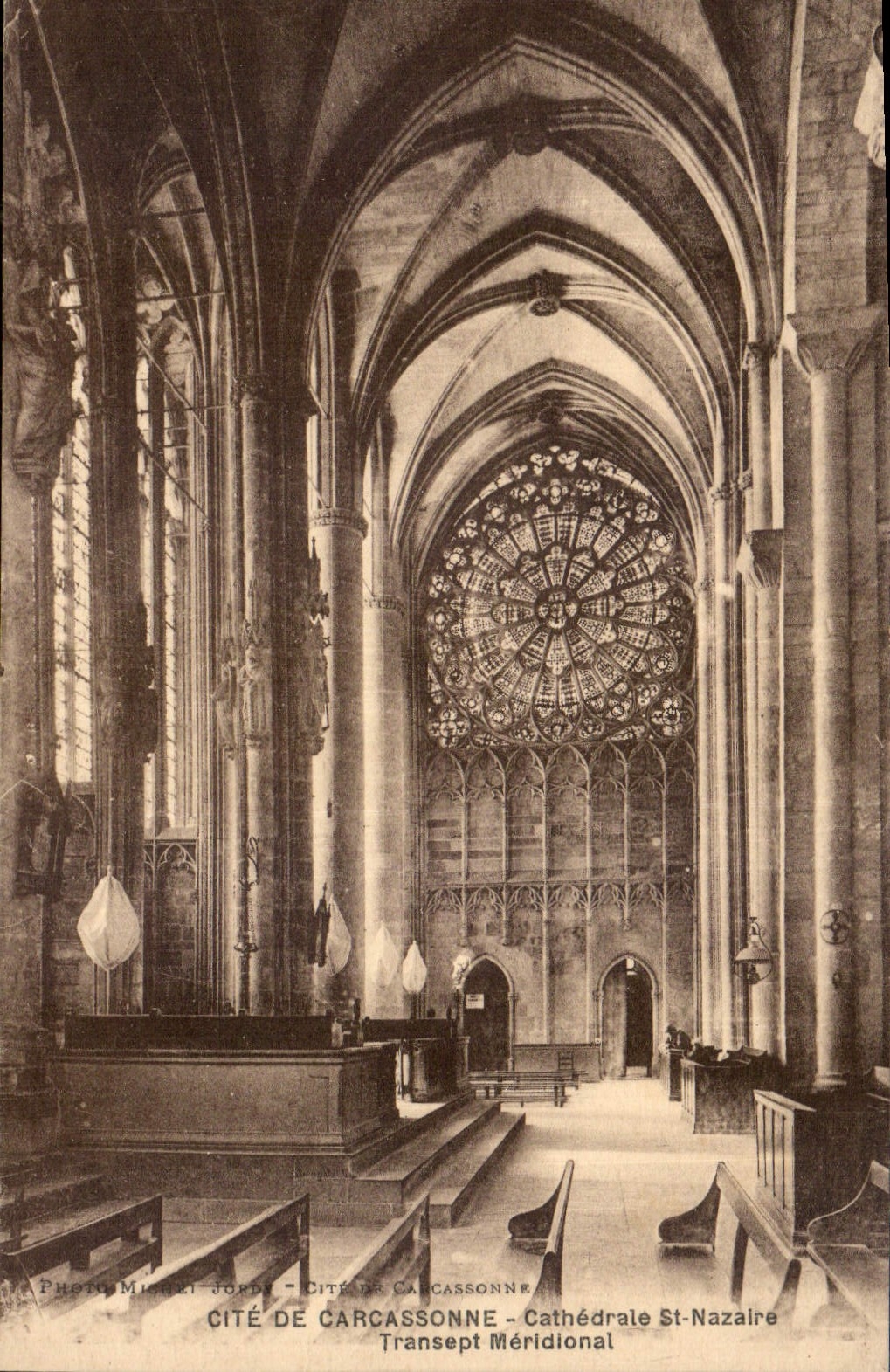 Cité de Carcassonne - Cathédrale St-Nazaire - Transept Méridional — Photo Michel Jorde