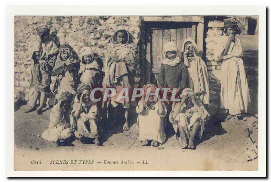 Enfants Arabes — SCÈNES ET TYPES — LL. — n° 6014