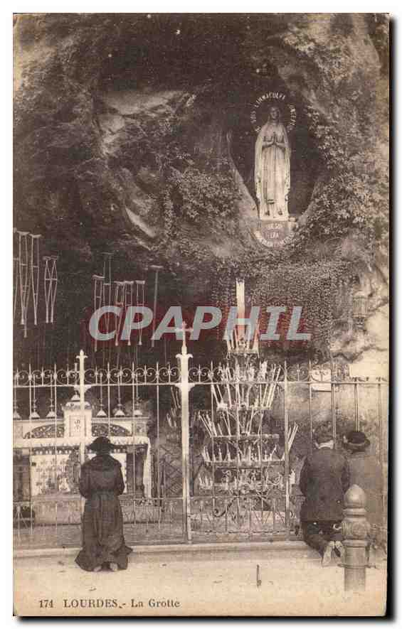 CPA Lourdes la Grotte 