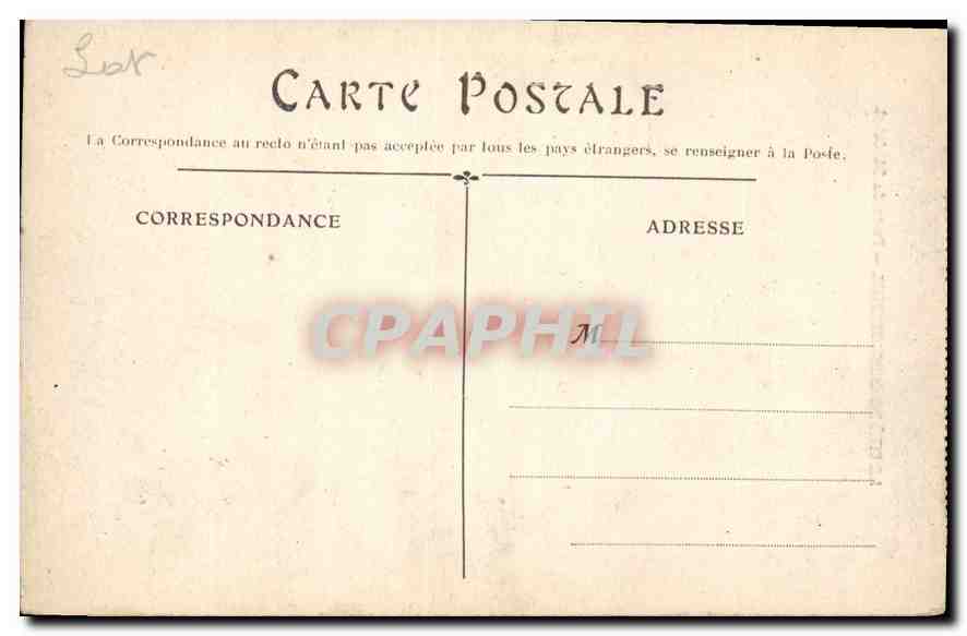 CPA La Cite de Carcassonne Porte du Senechal  — Verso