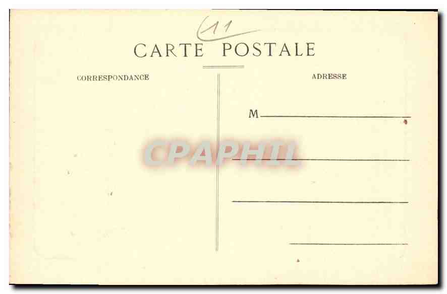 CPA Cite de Carcassonne vue generale de Nord Ouest  — Rückseite