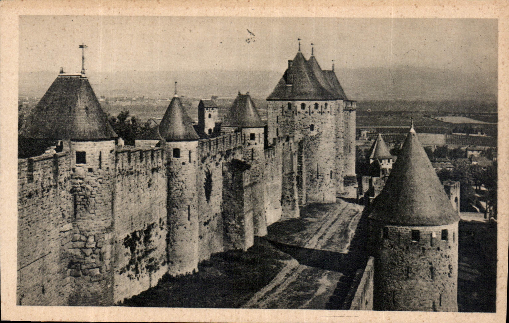 CPA Cite de Carcassonne les Lices Hautes 