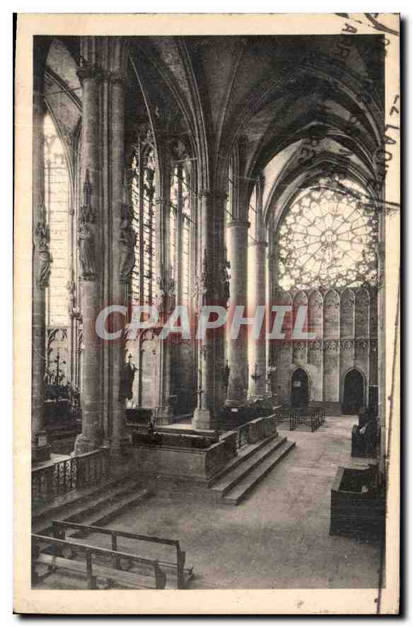 Intérieur de la basilique Saint-Nazaire à Carcassonne — Édition des Monuments Historiques, Paris