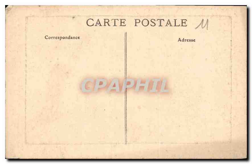 CPA Cite de Carcassonne Grande cote de la Porte d'Aude  — Rückseite