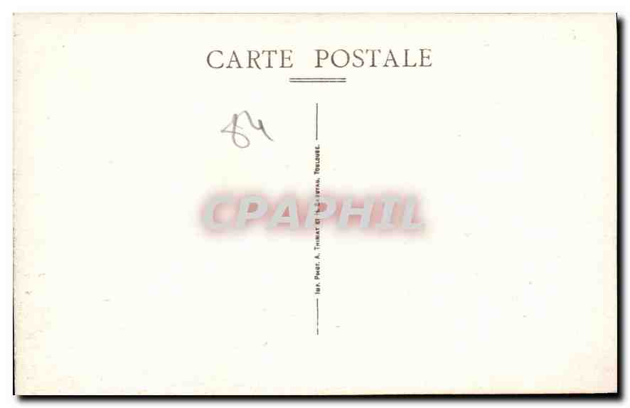 CPA Cite de Carcassonne Ensemble Sud  — Rückseite