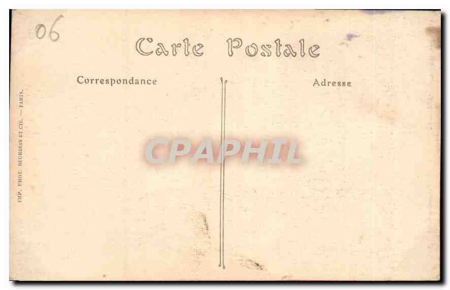 CPA Nice Alpes Maritimes le Palais de la Jetee Promenade  — Rückseite
