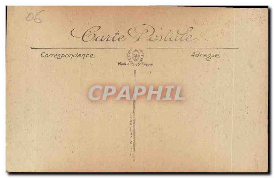 CPA Nice Quai Roba Capeu l'Hotel Suisse  — Rückseite
