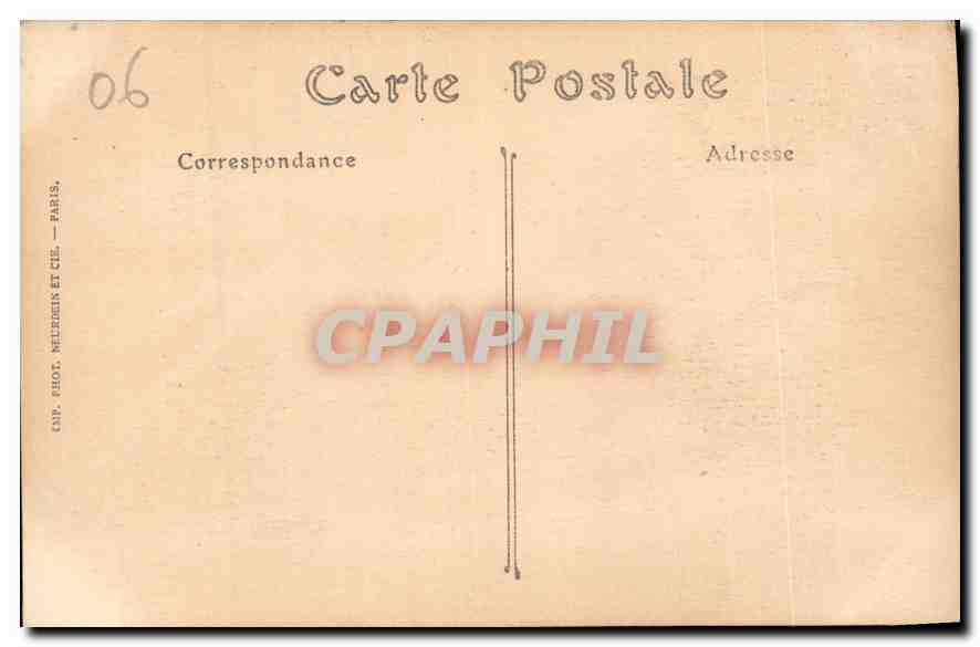 CPA Nice Cimiez Alpes Maritimes ruines Romaines les Arenes  — Rückseite