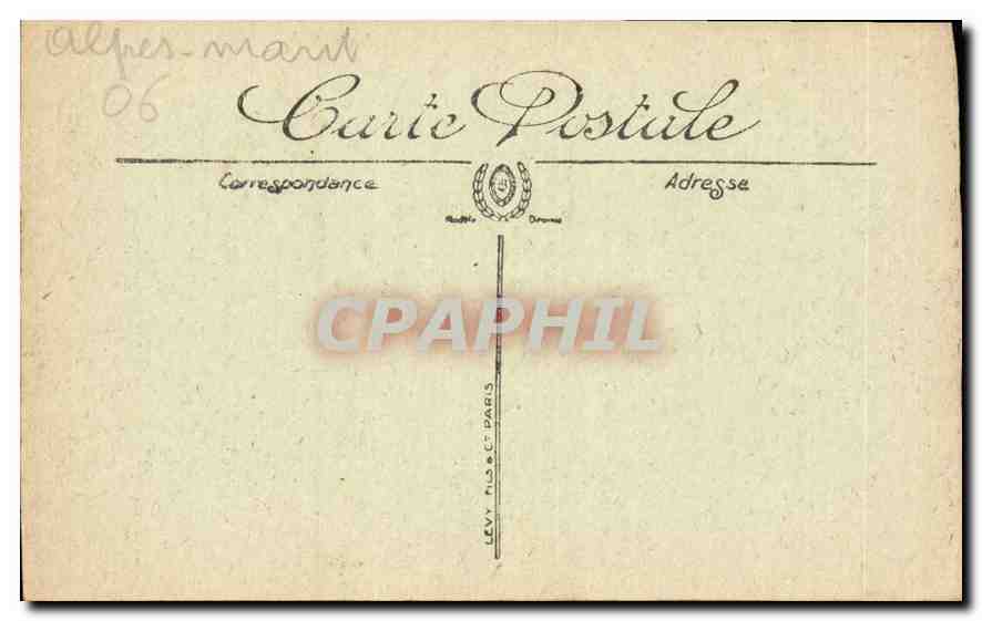 CPA Nice le Port pris du Chateau  — Rückseite