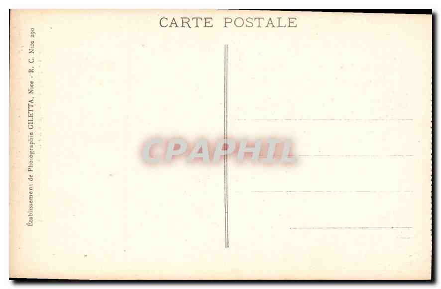 Gouffre du Loup - 2e Pont (A.-M.) — Excursion aux Gorges du Loup — Édition Giletta, n° 1120 — Verso