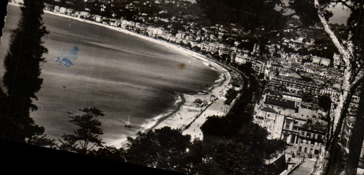 CPA La Cote d'Azur Nice vue d'ensemble prise du Chateau 