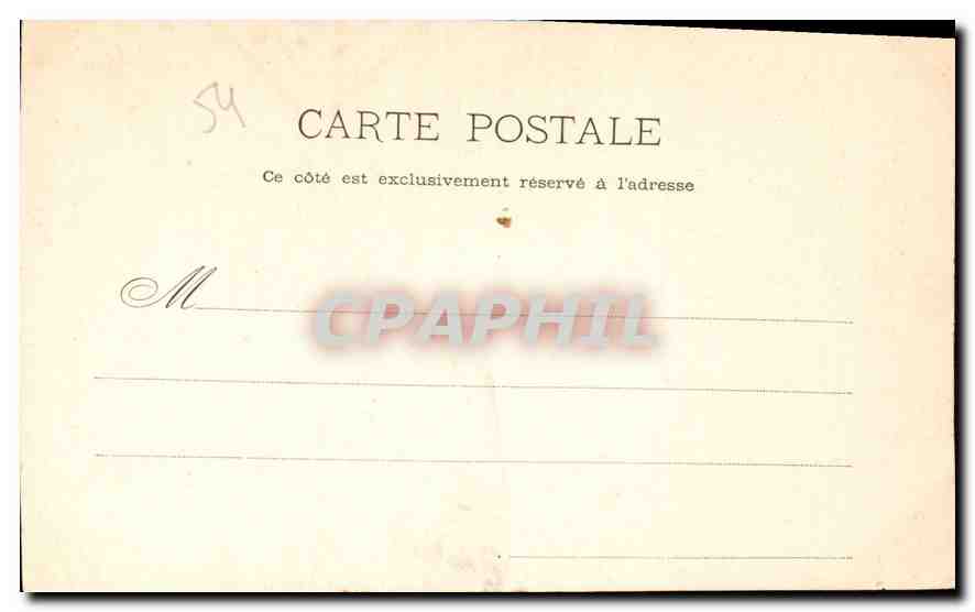 CPA Nancy Monument Carnot  — Rückseite