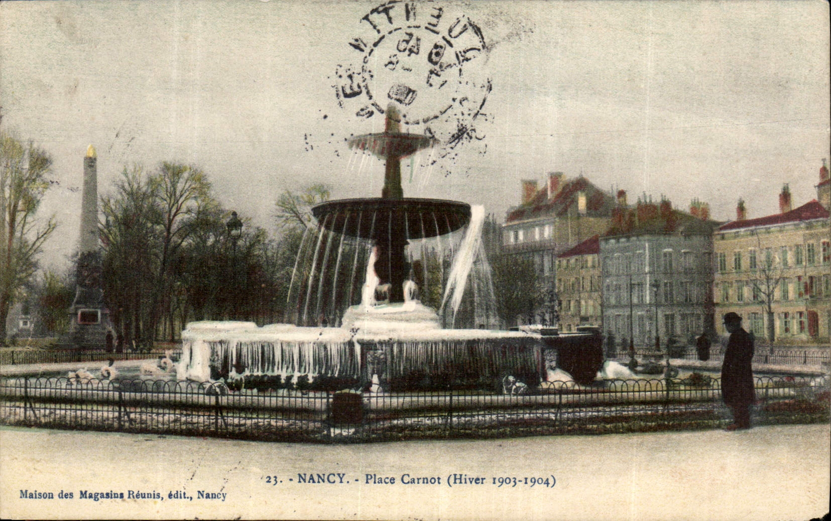 NANCY - Place Carnot — Hiver 1903-1904 — Maison des Magasins Réunis, édit., Nancy
