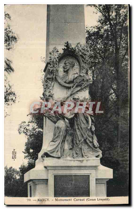 CPA Nancy Monument Carnot Couis Leopold 