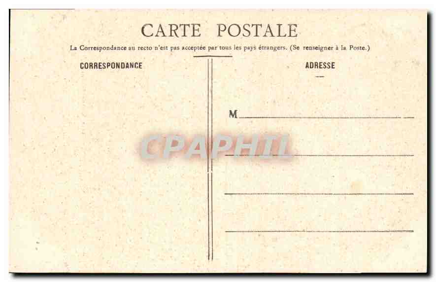 CPA Nancy Salle Victor Poirel  — Rückseite