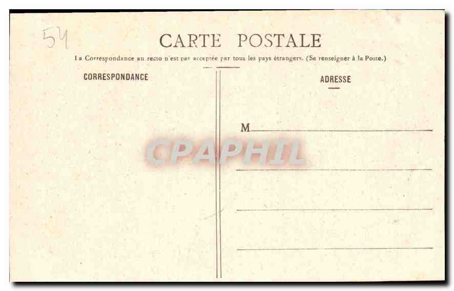 CPA Nancy Place de la Carriere  — Rückseite