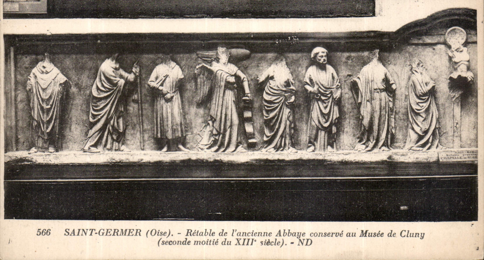Saint-Germer (Oise) — Rétable de l'ancienne abbaye, seconde moitié du XIIIe siècle — ND