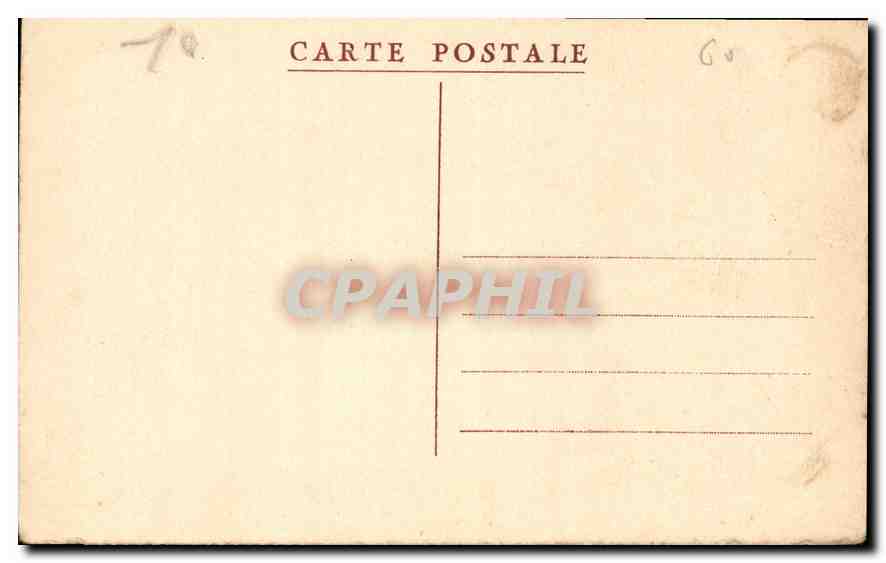 CPA Les Beaux Paysages de France Chantilly le Chateau  — Rückseite